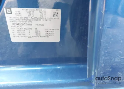 2017 Chevrolet Silverado K1500 Lt from USA, damaged, VIN 1GCVKREC5HZ250686